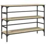 Konsollbord Sonoma Eik 100X32X75 Cm Konstruert Tre