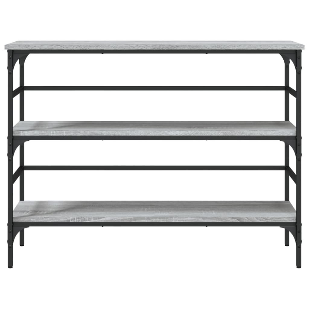 Konsollbord Grå Sonoma 100X32X75 Cm Konstruert Tre