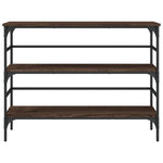Konsollbord Brun Eik 100X32X75 Cm Konstruert Tre