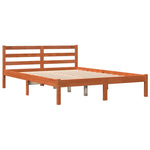 Sengeramme Uten Madrass Voksbrun 120X190 Cm Heltre Furu