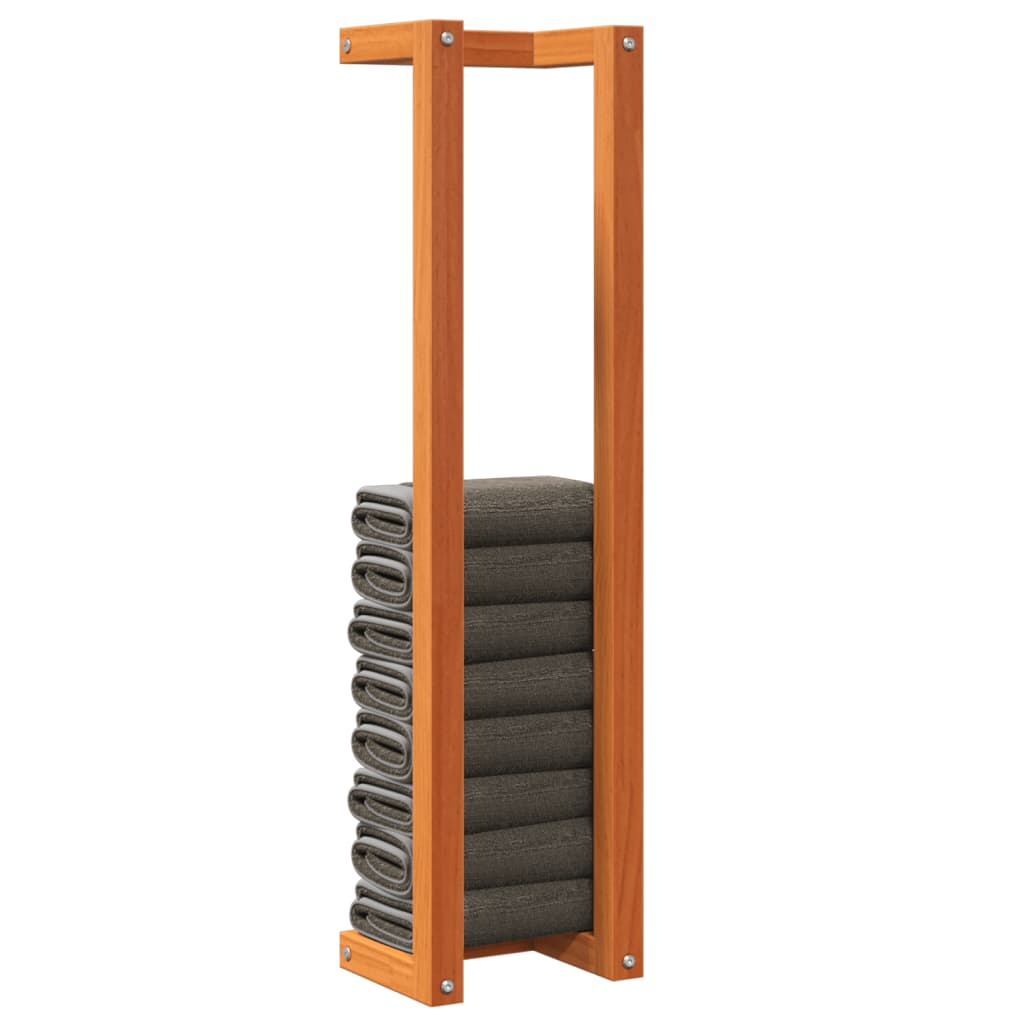 Håndklestativ Voksbrun 23X18X90 Cm Heltre Furu