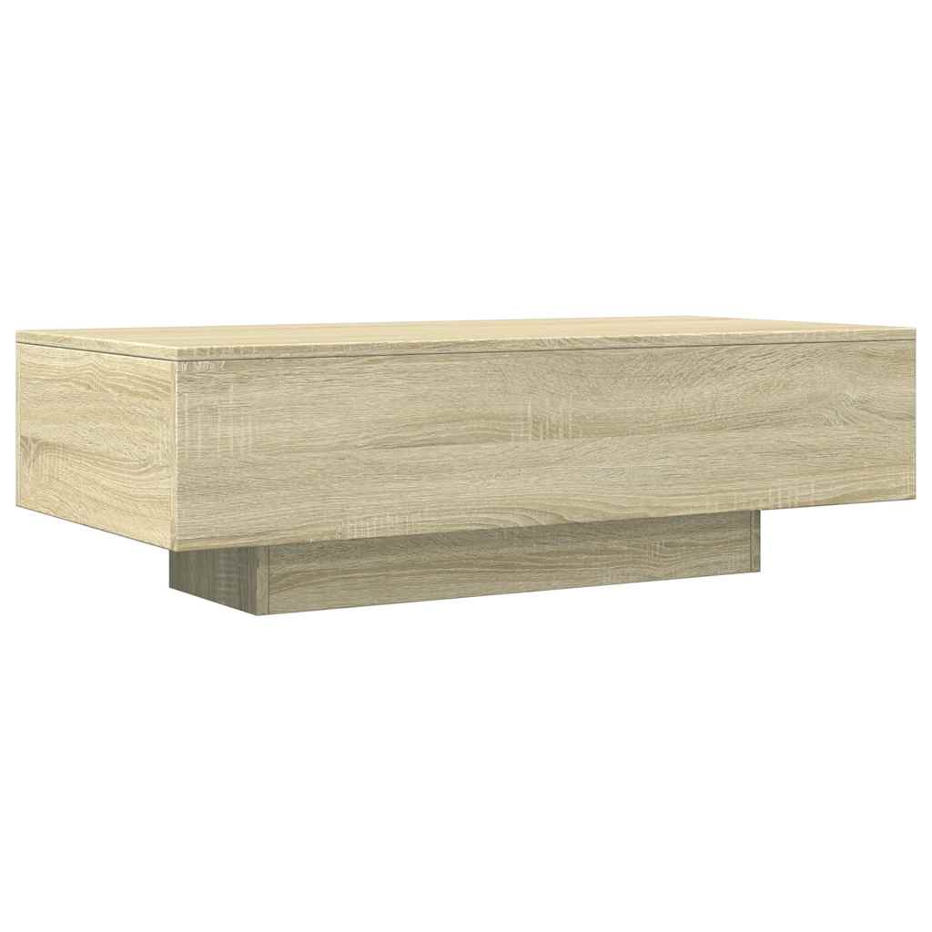 Salongbord Sonoma Eik 100X49,5X31 Cm Konstruert Tre