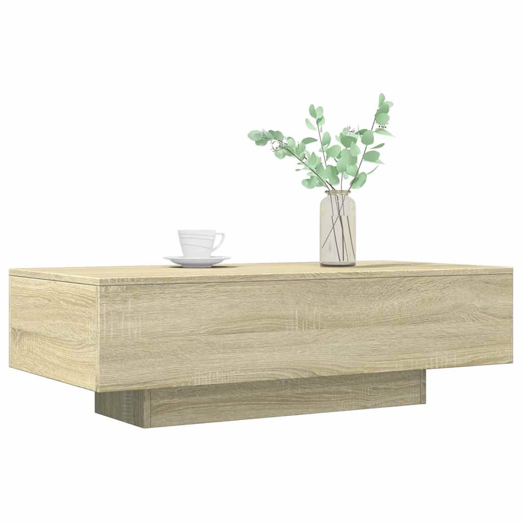 Salongbord Sonoma Eik 100X49,5X31 Cm Konstruert Tre
