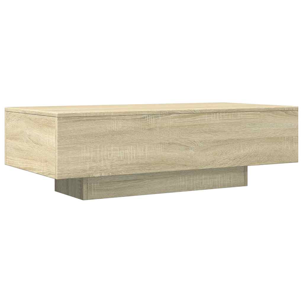 Salongbord Sonoma Eik 100X49,5X31 Cm Konstruert Tre