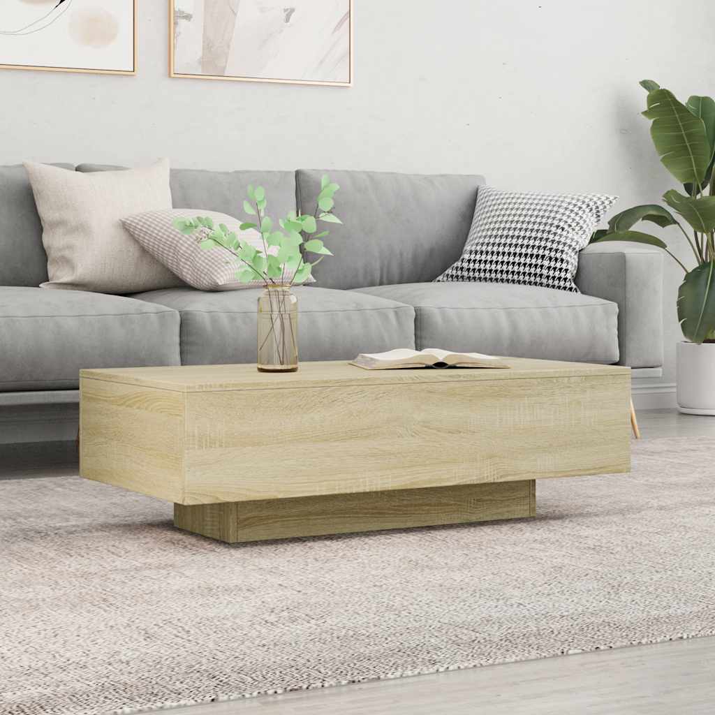 Salongbord Sonoma Eik 100X49,5X31 Cm Konstruert Tre