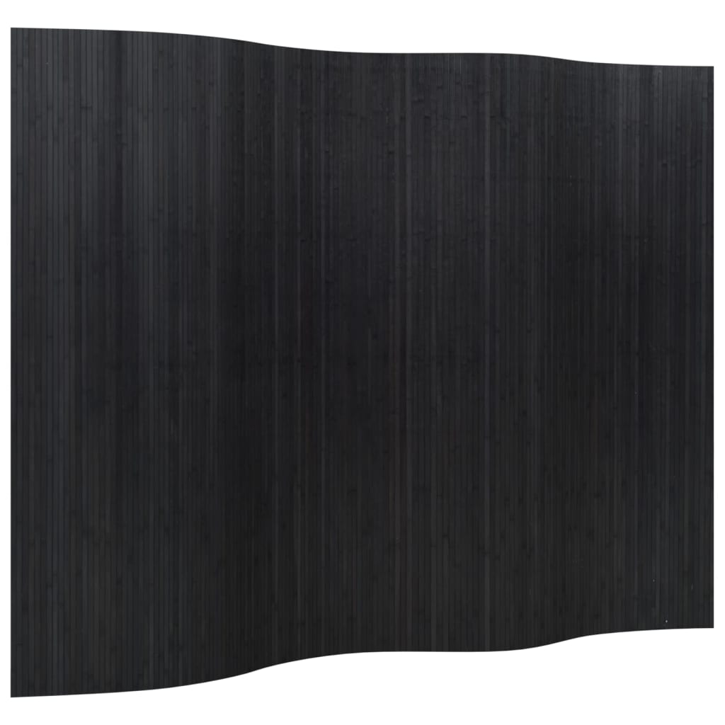 Romdeler Svart 165X250 Cm Bambus