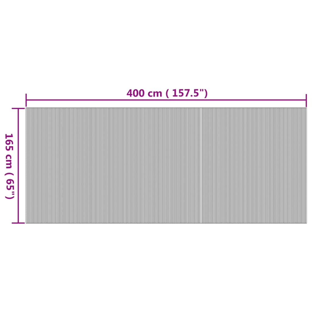 Romdeler Naturell 165X400 Cm Bambus