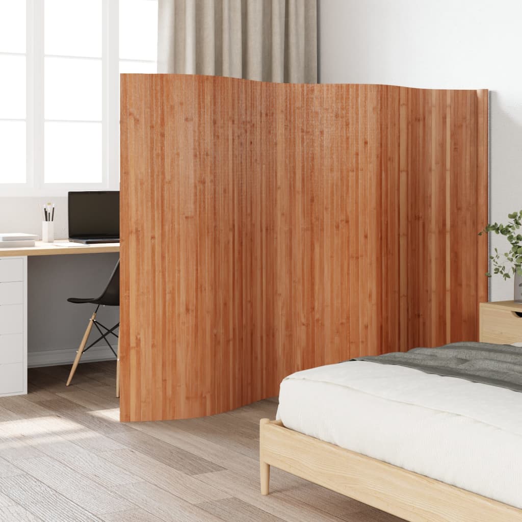 Romdeler Brun 165X400 Cm Bambus