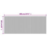 Romdeler Lys Naturell 165X400 Cm Bambus