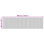 Romdeler Naturell 165X600 Cm Bambus