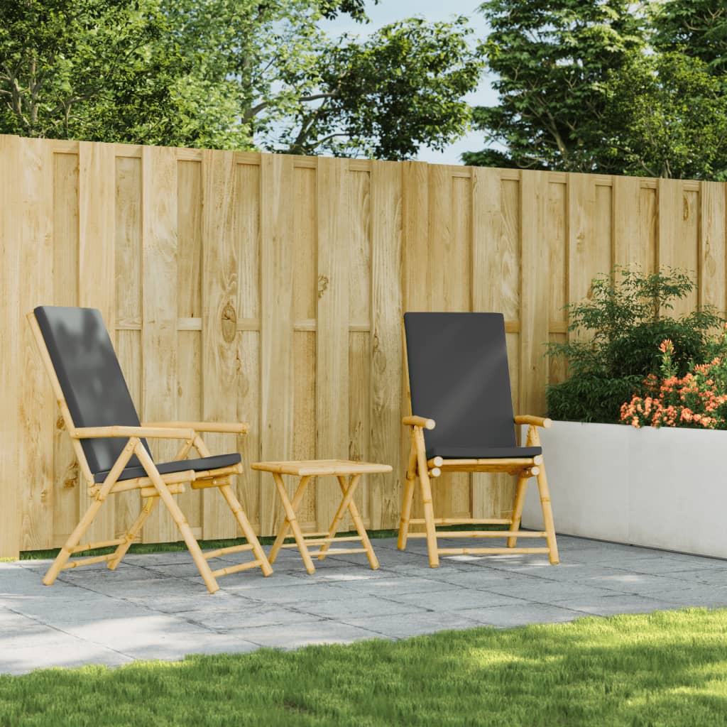 Sammenleggbart Hagebord 45X45X45 Cm Bambus