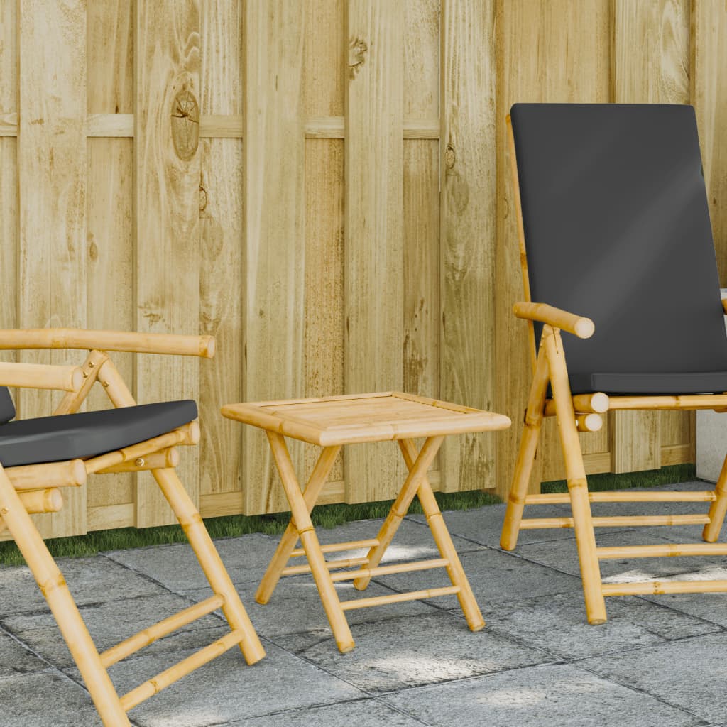 Sammenleggbart Hagebord 45X45X45 Cm Bambus
