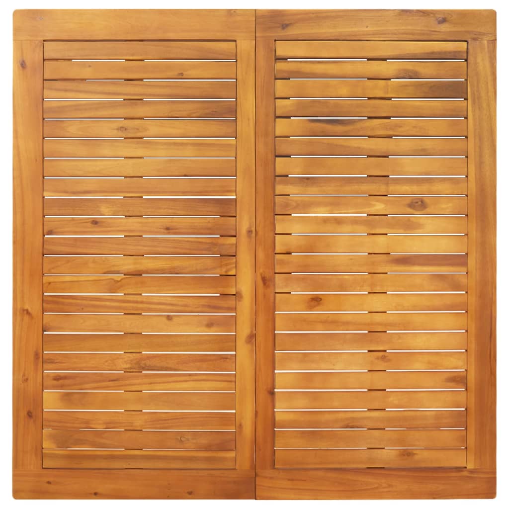 Utendørs Spisebord 110X110X75 Cm Heltre Akasie