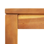 Utendørs Spisebord 110X110X75 Cm Heltre Akasie