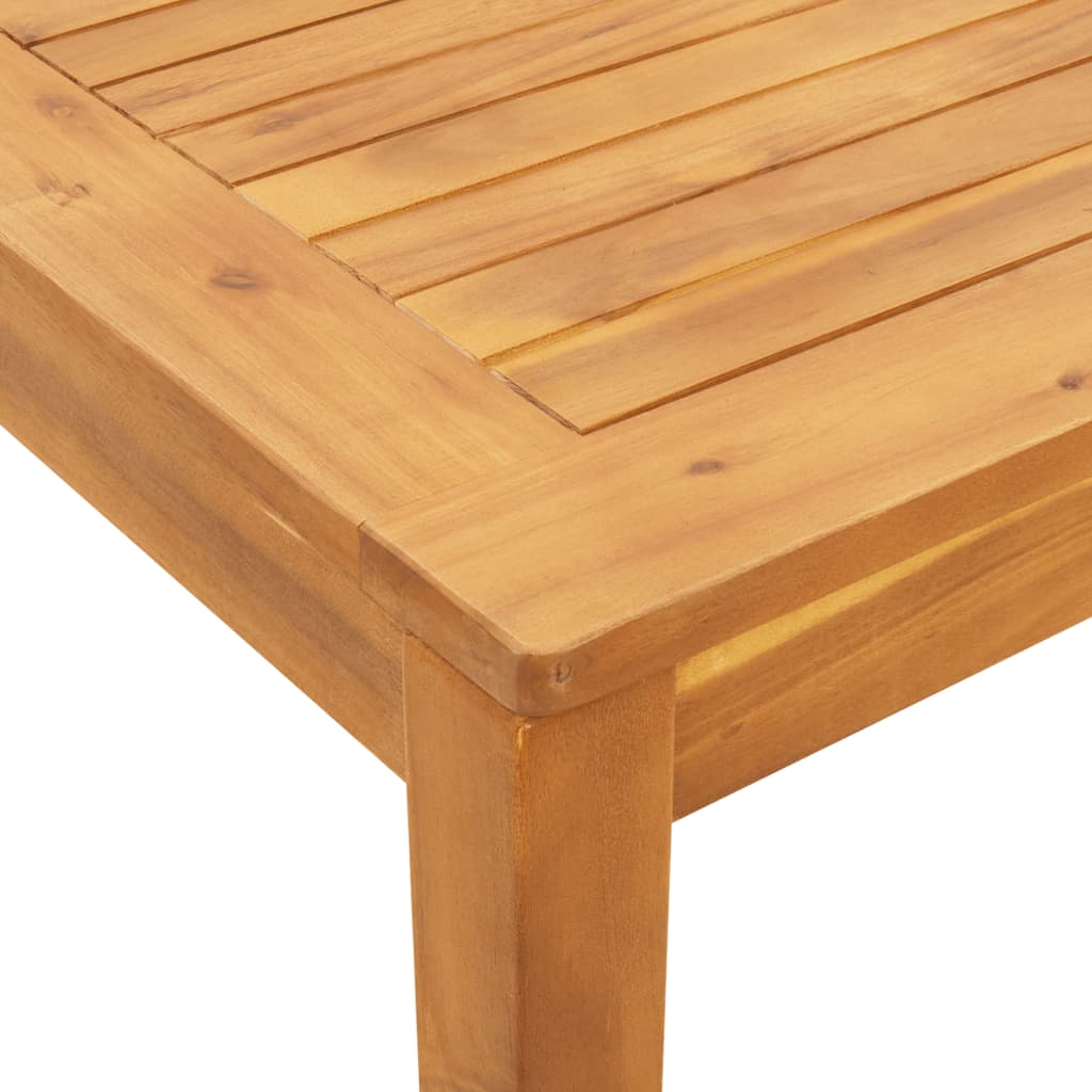 Utendørs Spisebord 110X110X75 Cm Heltre Akasie