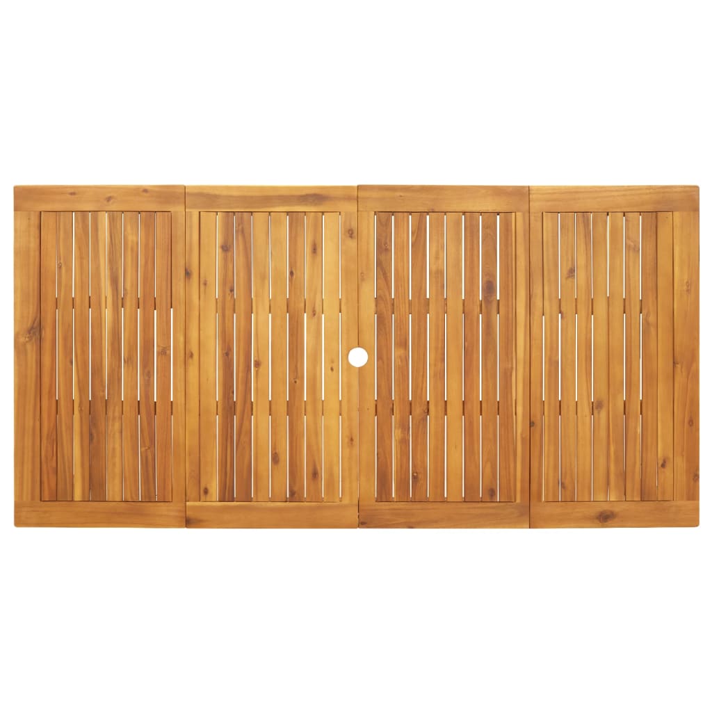 Utendørs Spisebord 180X90X75 Cm Heltre Akasie