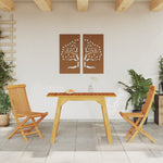 Utendørs Spisebord 110X56X75 Cm Heltre Akasie