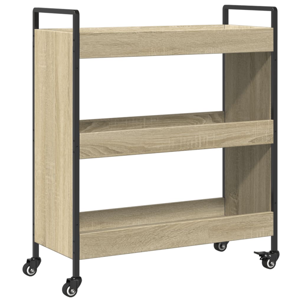 Kjøkkentralle Sonoma Eik 70X30X82 Cm Konstruert Tre