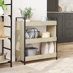 Kjøkkentralle Sonoma Eik 70X30X82 Cm Konstruert Tre