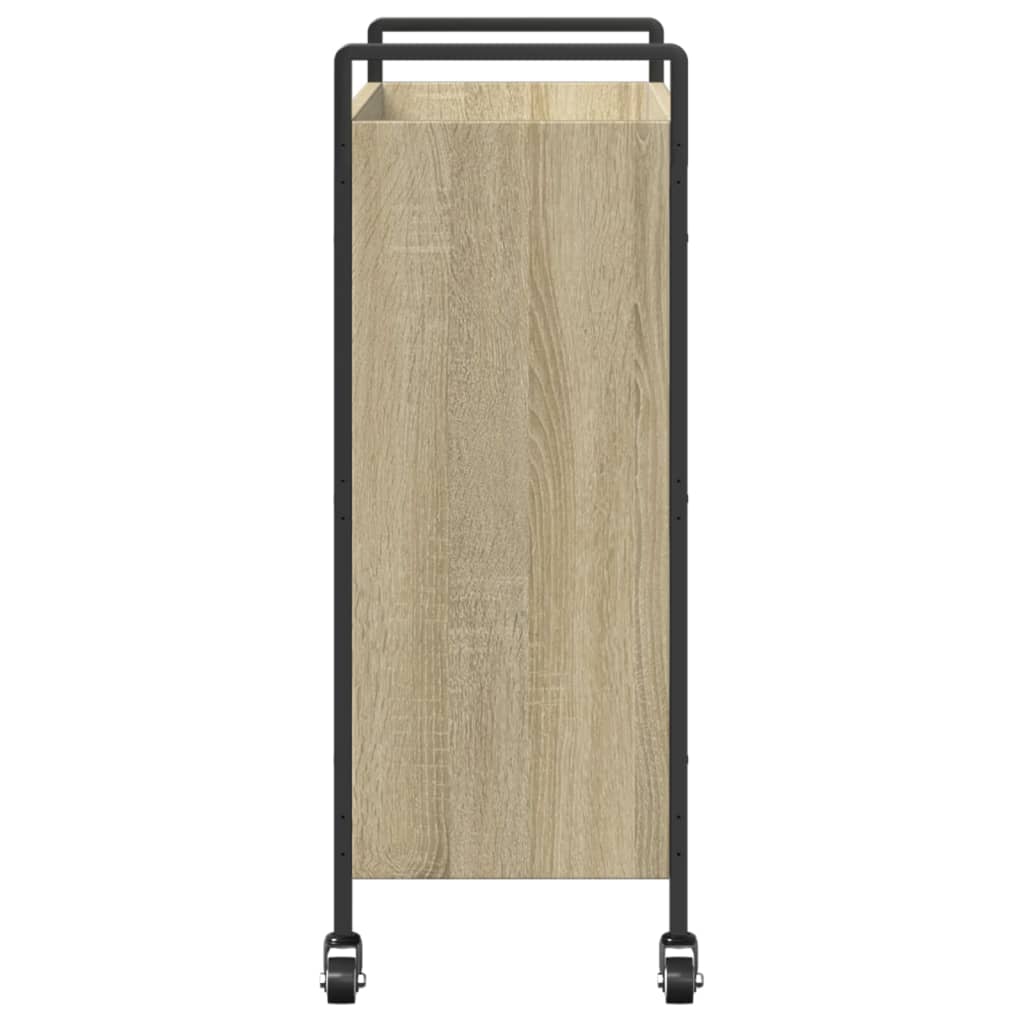 Kjøkkentralle Sonoma Eik 70X30X82 Cm Konstruert Tre
