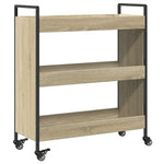 Kjøkkentralle Sonoma Eik 70X30X82 Cm Konstruert Tre