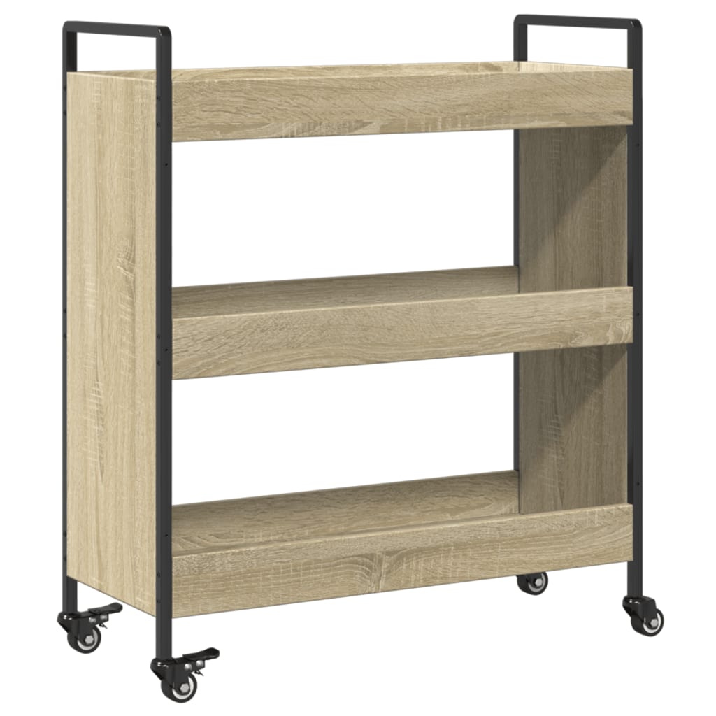 Kjøkkentralle Sonoma Eik 70X30X82 Cm Konstruert Tre
