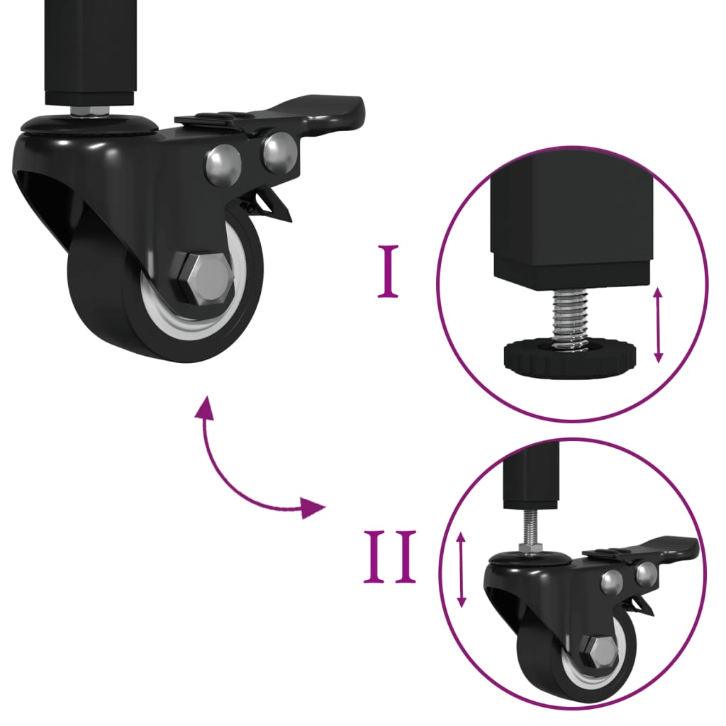 Kjøkkentralle Brun Eik 102X50X95 Cm Konstruert Tre