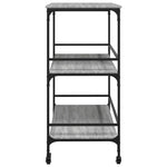 Kjøkkentralle Grå Sonoma 100,5X50X105 Cm Konstruert Tre