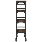 Kjøkkentralle Brun Eik 53X20X76 Cm Konstruert Tre