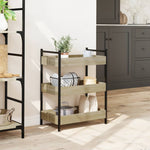 Kjøkkentralle Sonoma Eik 50X30X70 Cm Konstruert Tre