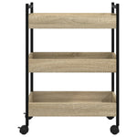 Kjøkkentralle Sonoma Eik 50X30X70 Cm Konstruert Tre