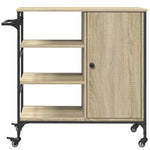 Kjøkkentralle Sonoma Eik 87,5X38,5X84,5 Cm Konstruert Tre
