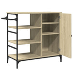 Kjøkkentralle Sonoma Eik 87,5X38,5X84,5 Cm Konstruert Tre