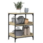 Kjøkkentralle Sonoma Eik 60X41X80,5 Cm Konstruert Tre
