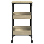Kjøkkentralle Sonoma Eik 60X41X80,5 Cm Konstruert Tre