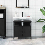 Servantskap Svart 60X30X60 Cm Konstruert Tre