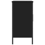 Servantskap Svart 60X30X60 Cm Konstruert Tre
