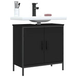 Servantskap Svart 60X30X60 Cm Konstruert Tre