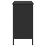 Servantskap Svart 80X30X60 Cm Konstruert Tre