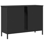 Servantskap Svart 80X30X60 Cm Konstruert Tre