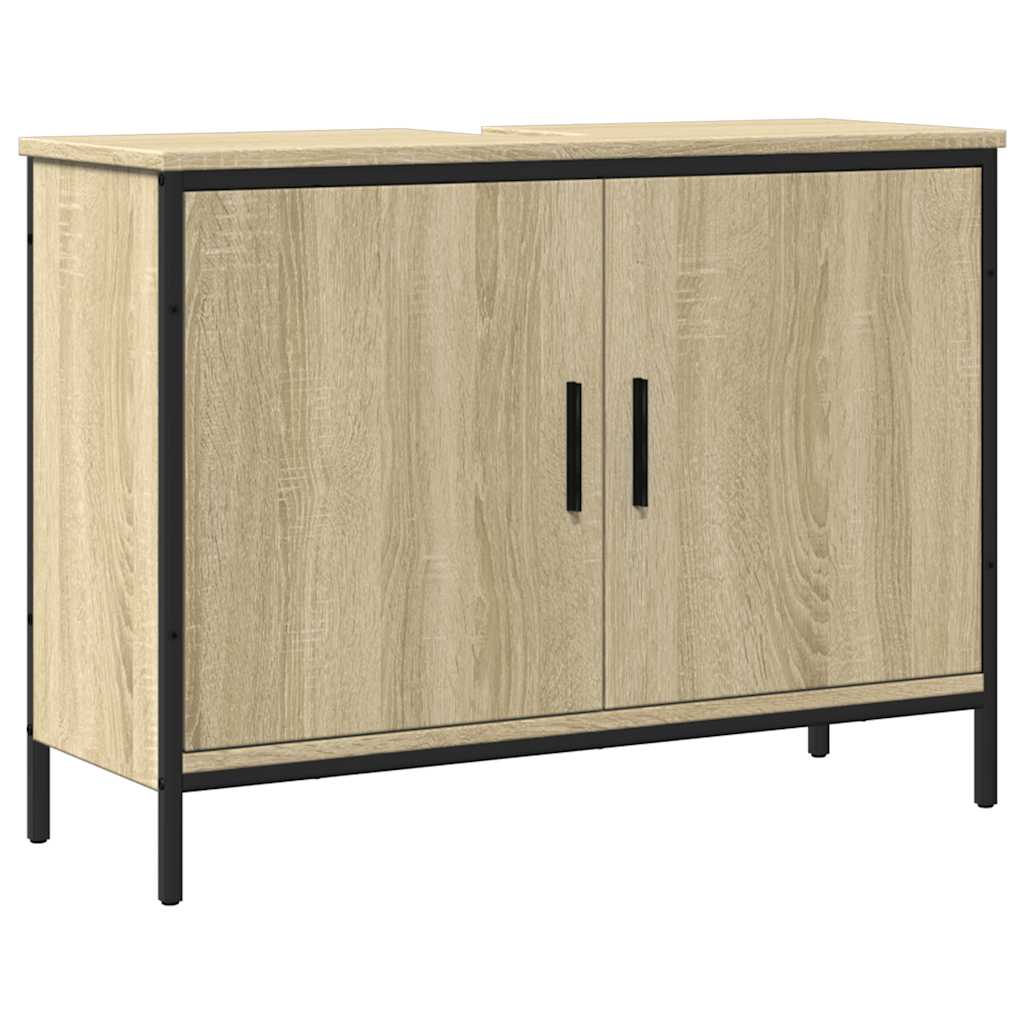 Servantskap Sonoma Eik 80X30X60 Cm Konstruert Tre