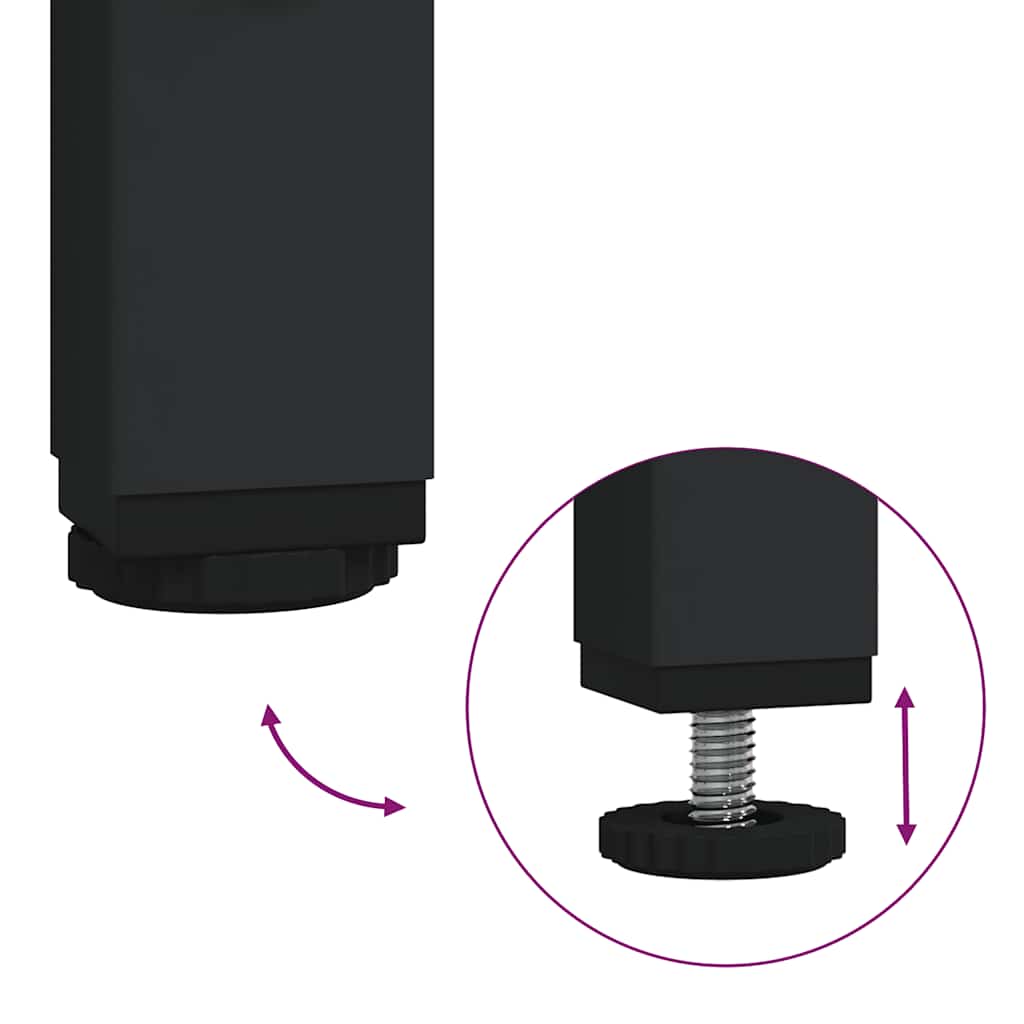 Servantskap Røkt Eik 60X33X60 Cm Konstruert Tre