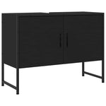 Servantskap Svart 80X33X60 Cm Konstruert Tre