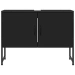 Servantskap Svart 80X33X60 Cm Konstruert Tre