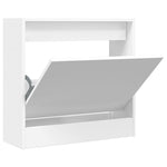 Skoskap Hvit 60X21X57 Cm Konstruert Tre