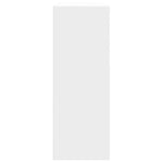 Skoskap Hvit 60X21X57 Cm Konstruert Tre