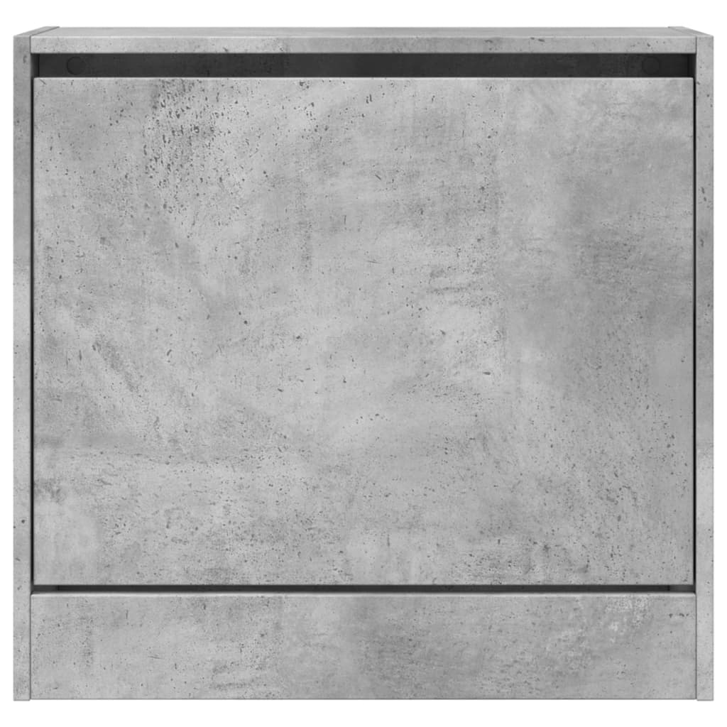 Skoskap Betonggrå 60X21X57 Cm Konstruert Tre