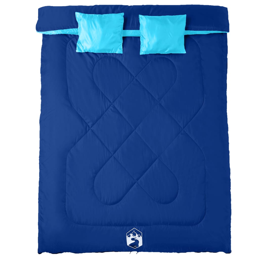 Dobbel Sovepose Med Puter For Voksne Camping 3-4 Sesonger