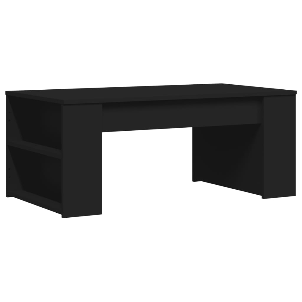 Salongbord Svart 102X55X42 Cm Konstruert Tre