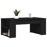 Salongbord Svart 102X55X42 Cm Konstruert Tre